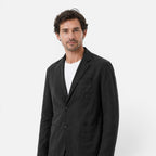 Men's Linen Blend Suit Set Two-Piece Lightweight Summer Suit