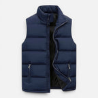 Men's Quilted Puffer Vest Lightweight Insulated Zip Gilet