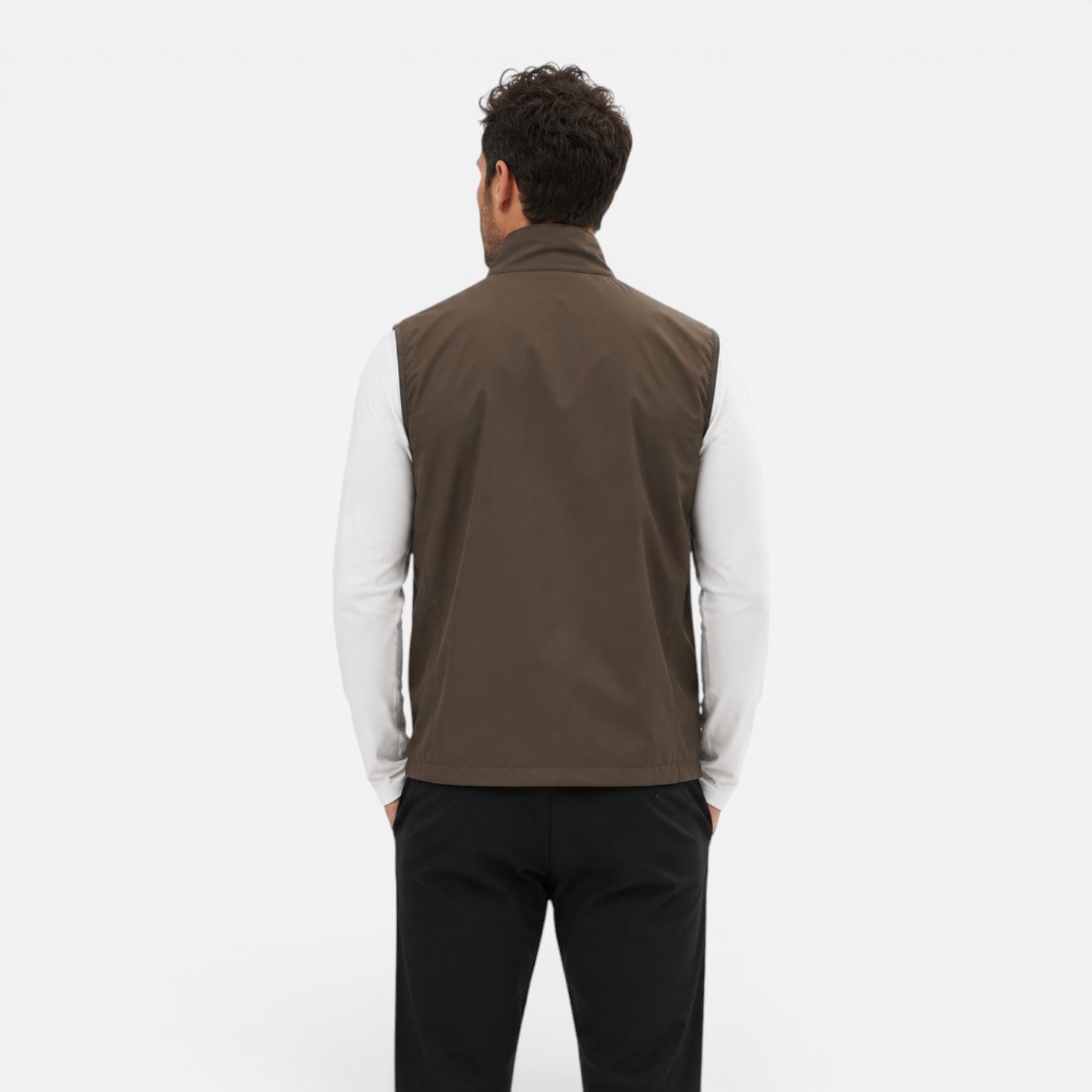 Men's Lightweight Softshell Gilet Full Zip Outdoor Vest