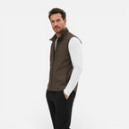 Men's Lightweight Softshell Gilet Full Zip Outdoor Vest