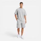 Men's T-Shirt and Cargo Shorts Set Casual Summer Outfit