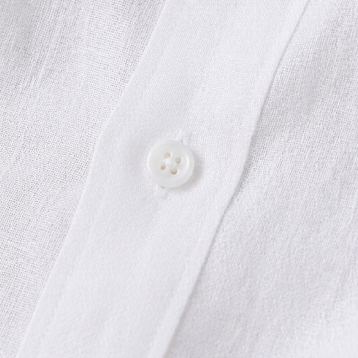 Men's Linen Short Sleeve Shirt Casual Summer Button Up