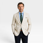 Maison Straver | Men’s Linen Blazer Slim Fit Lightweight Smart Casual Jacket