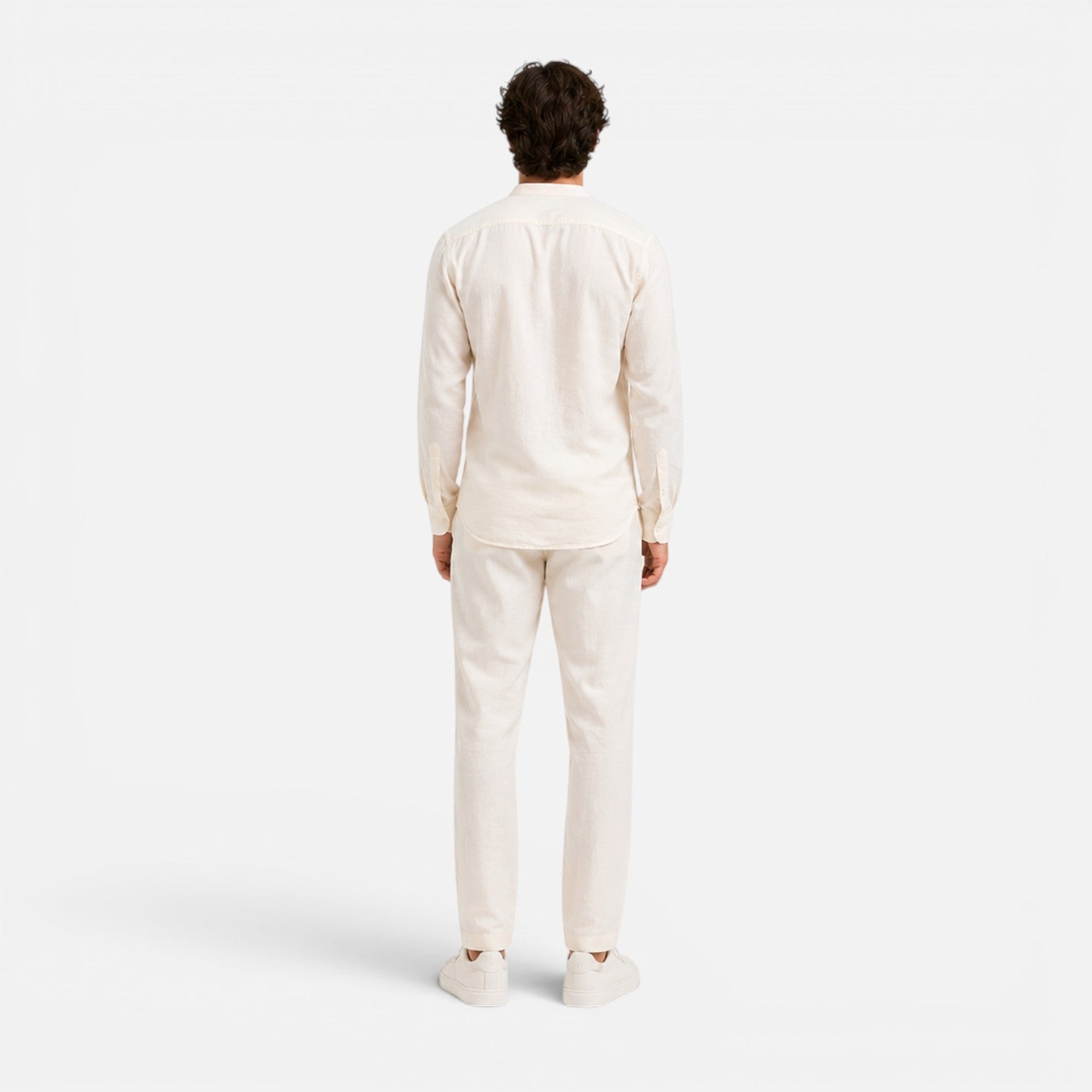 Maison Straver | Men’s Linen Set Relaxed Fit Matching Shirt and Trousers