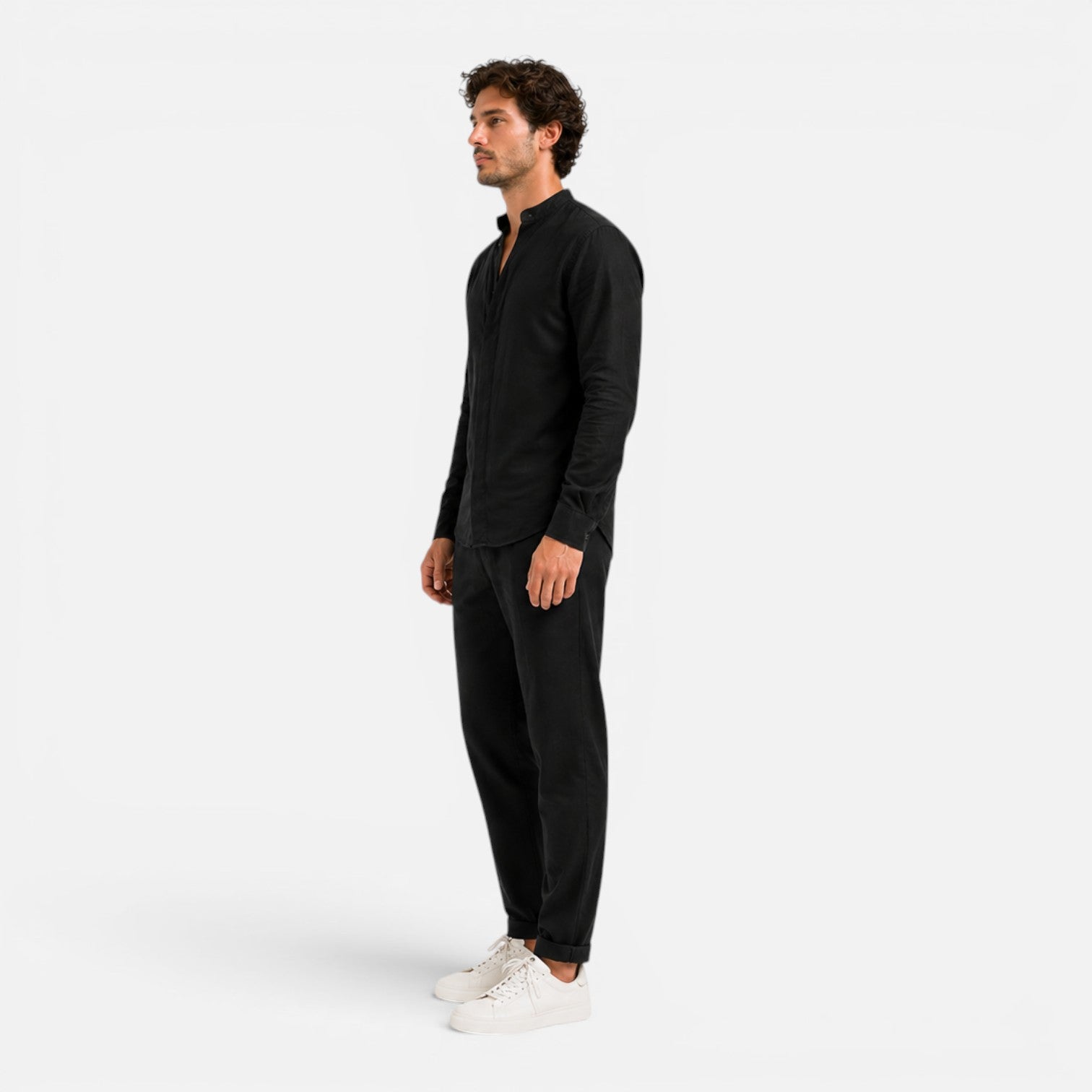 Maison Straver | Men’s Linen Set Relaxed Fit Matching Shirt and Trousers