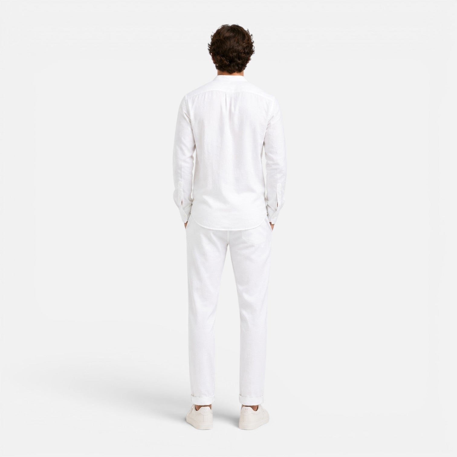 Maison Straver | Men’s Linen Set Relaxed Fit Matching Shirt and Trousers