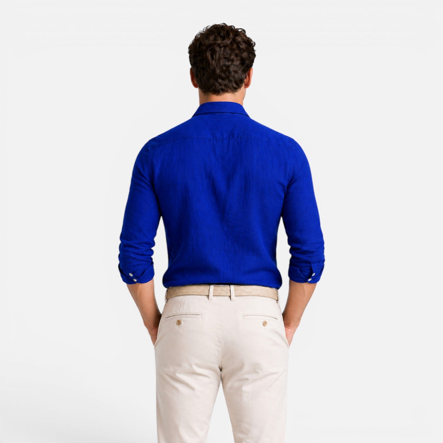 Maison Straver | Men’s Shirt Slim Fit Breathable Button Down