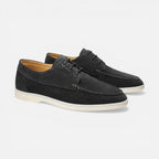 Maison Straver | Men’s Suede Lace Up Loafer Dress Shoes Lightweight