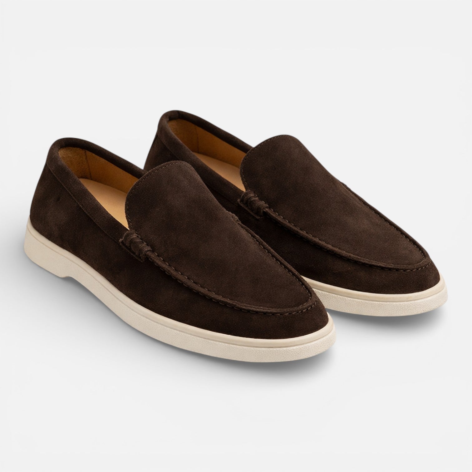Maison Straver | Men’s Suede Loafers Slip On Comfortable Shoes