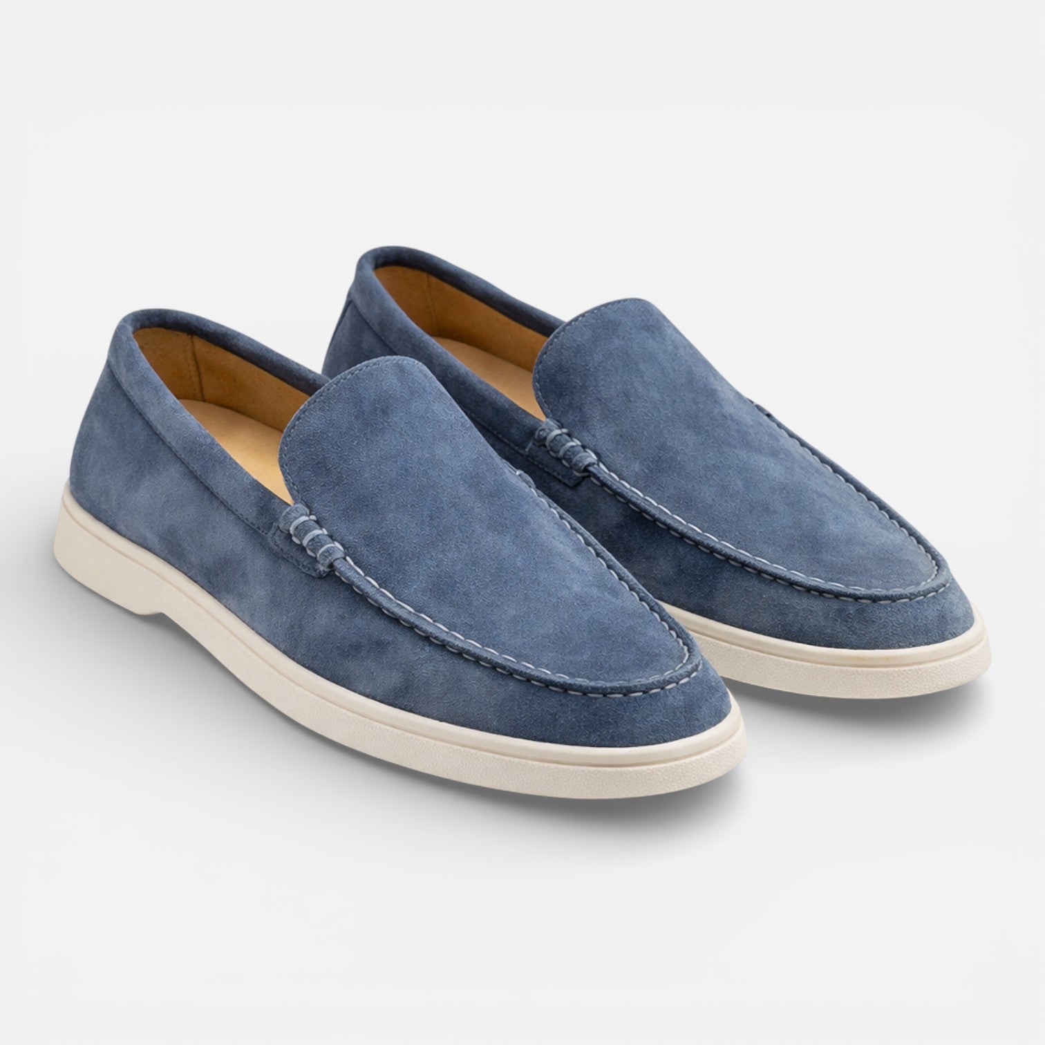 Maison Straver | Men’s Suede Loafers Slip On Comfortable Shoes