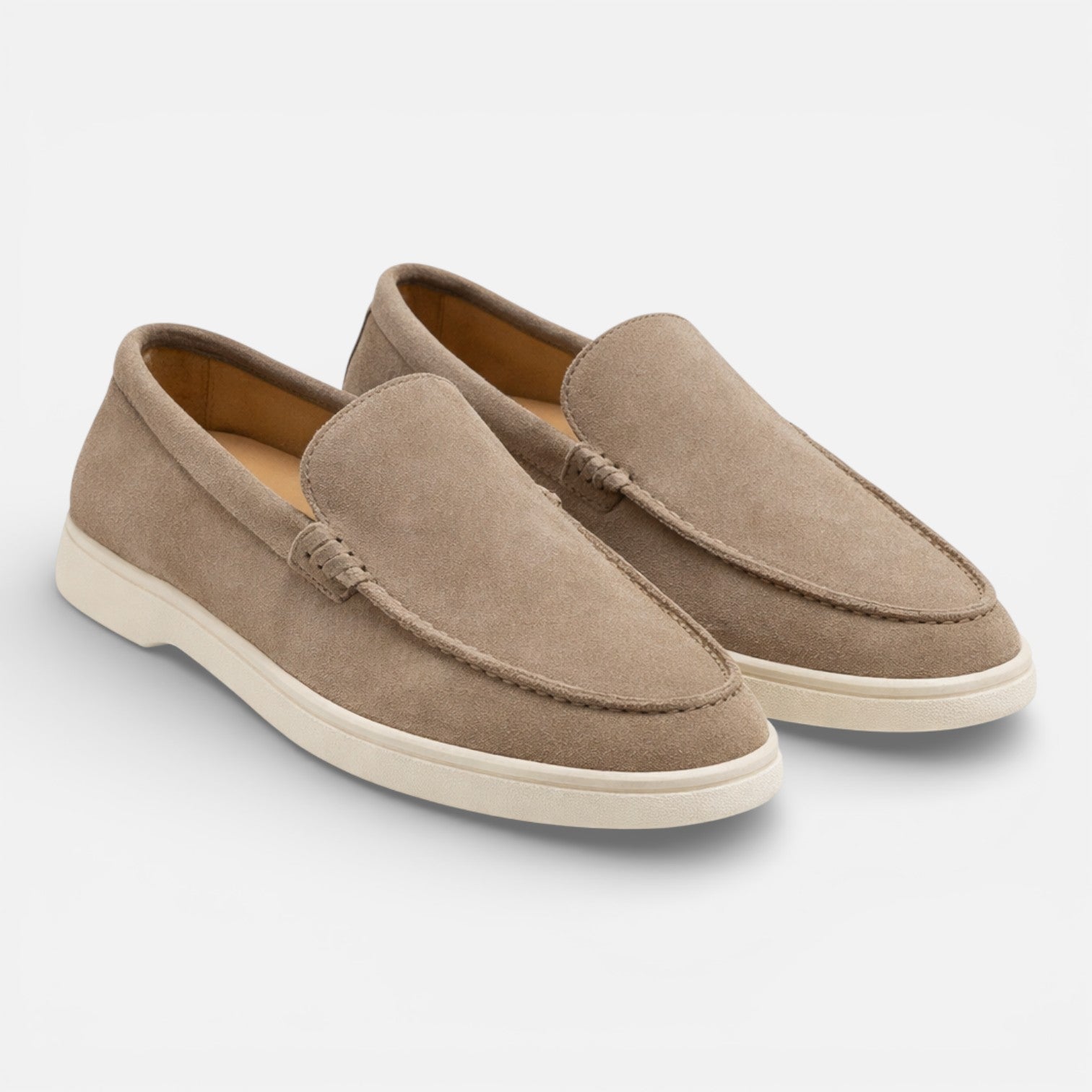 Maison Straver | Men’s Suede Loafers Slip On Comfortable Shoes
