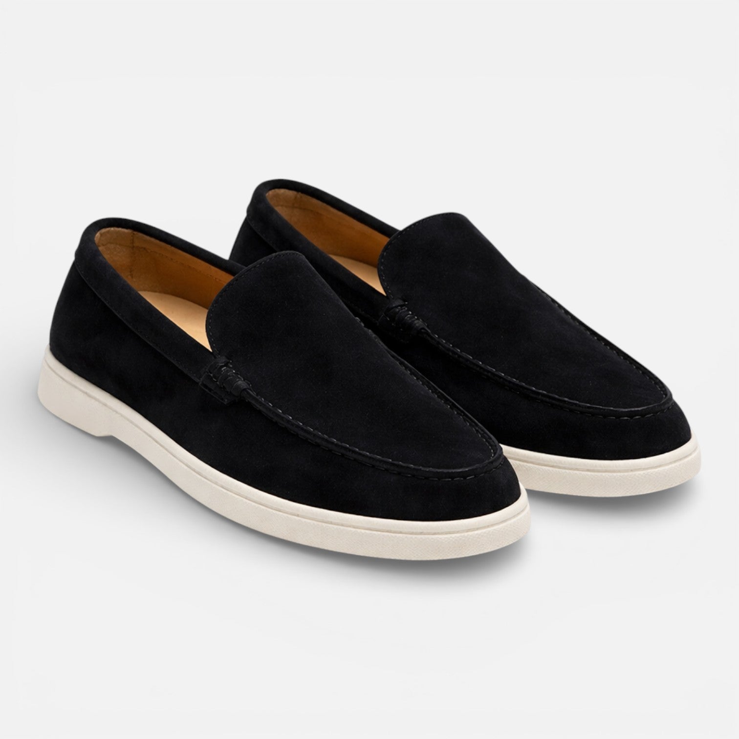 Maison Straver | Men’s Suede Loafers Slip On Comfortable Shoes
