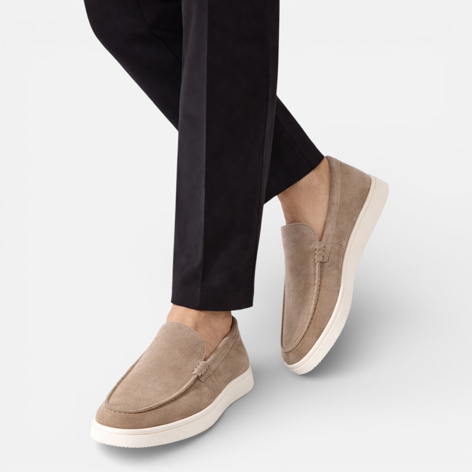 Maison Straver | Men’s Suede Loafers Slip On Comfortable Shoes