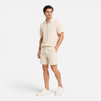 Maison Straver | Men’s Polo Shorts Set Textured Relaxed Fit Summer Outfit