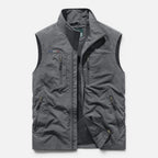 Men's Lightweight Utility Vest Multi Pocket Outdoor Gilet