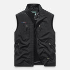 Men's Lightweight Utility Vest Multi Pocket Outdoor Gilet