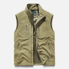 Men's Lightweight Utility Vest Multi Pocket Outdoor Gilet