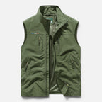 Men's Lightweight Utility Vest Multi Pocket Outdoor Gilet