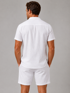 Men's Matching Shirt & Shorts Set – Casual Summer Vacation Outfit