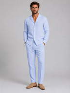 Men's Two Piece Shirt & Pants Set – Relaxed Summer Outfit