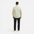 Men's Short Sleeve Button Up Shirt Lightweight Summer Shirt