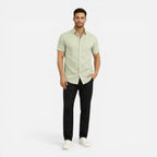 Men's Short Sleeve Button Up Shirt Lightweight Summer Shirt