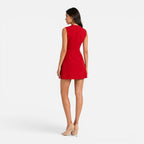 Maison Straver | Women’s Mini Dress Sleeveless Slim Fit Elegant Occasion Wear