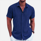 Men's Lightweight Summer Shirt Short Sleeve Breathable
