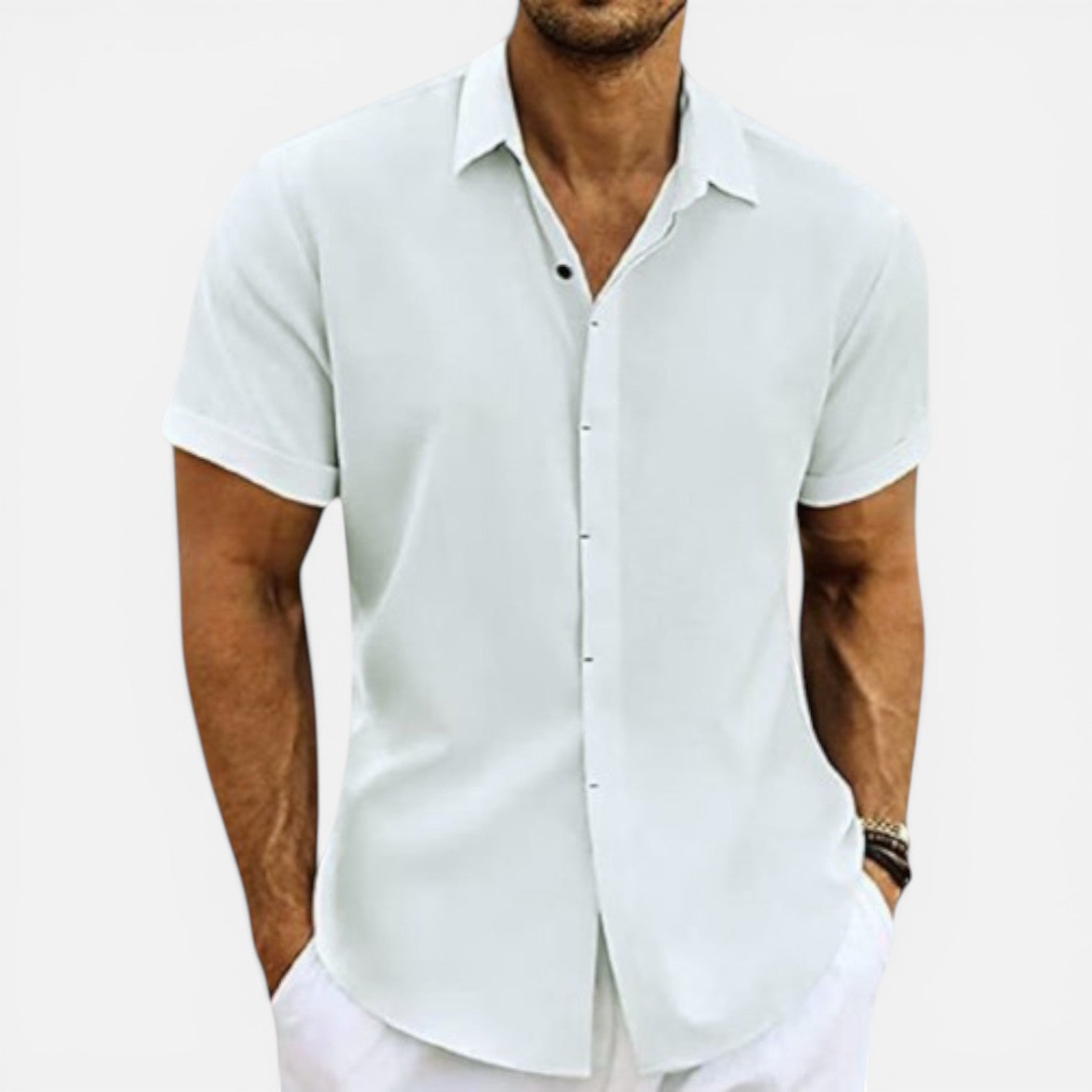 Men's Lightweight Summer Shirt Short Sleeve Breathable
