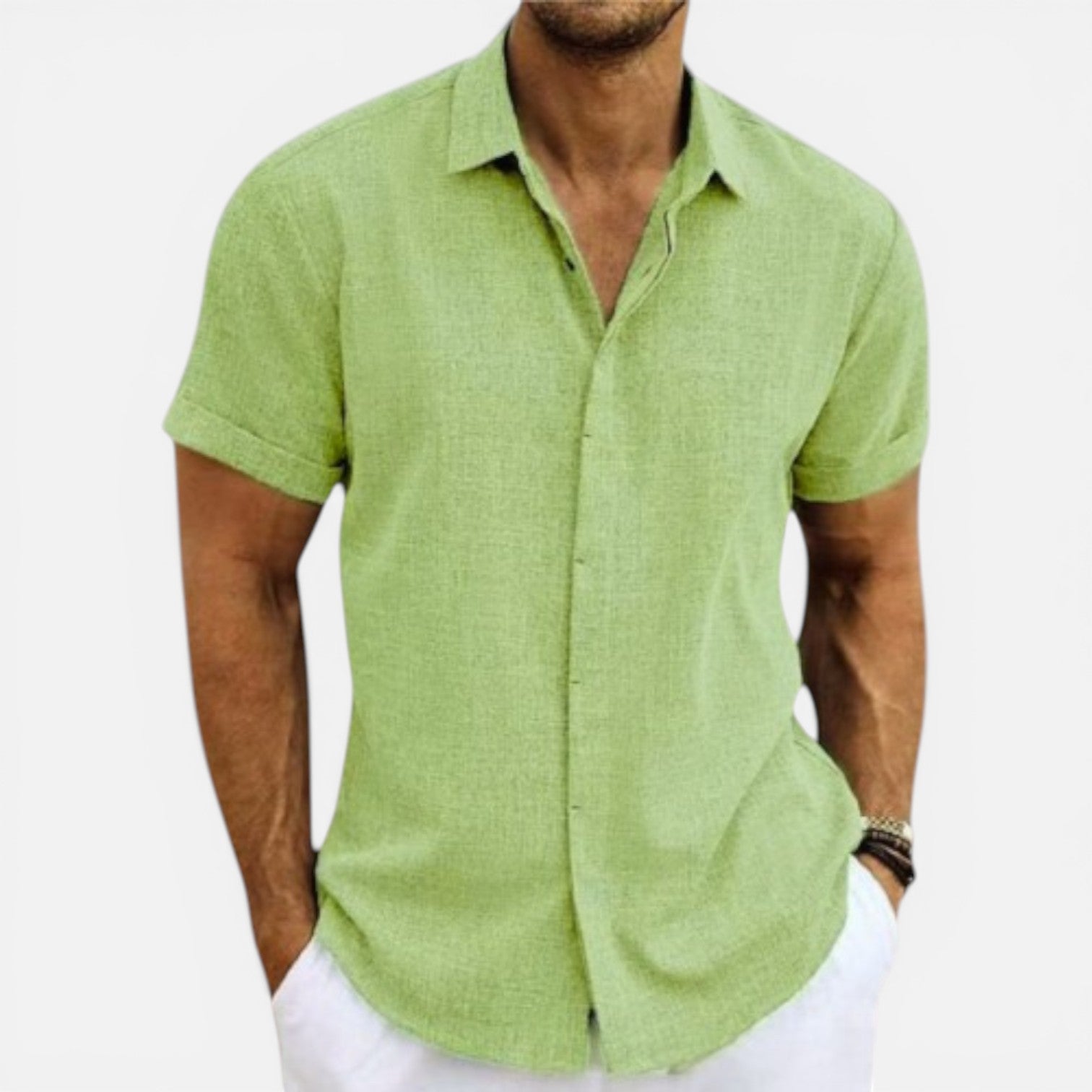 Men's Lightweight Summer Shirt Short Sleeve Breathable