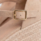 Maison Straver | Women’s Wedge Sandals Closed Toe Ankle Strap Comfortable Fit