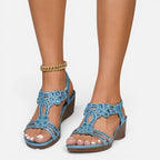 Maison Straver | Women’s Wedge Sandals Cushioned Sole Comfortable Walking