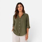 Maison Straver | Women’s Shirt Relaxed Fit Breathable Lightweight Summer Top