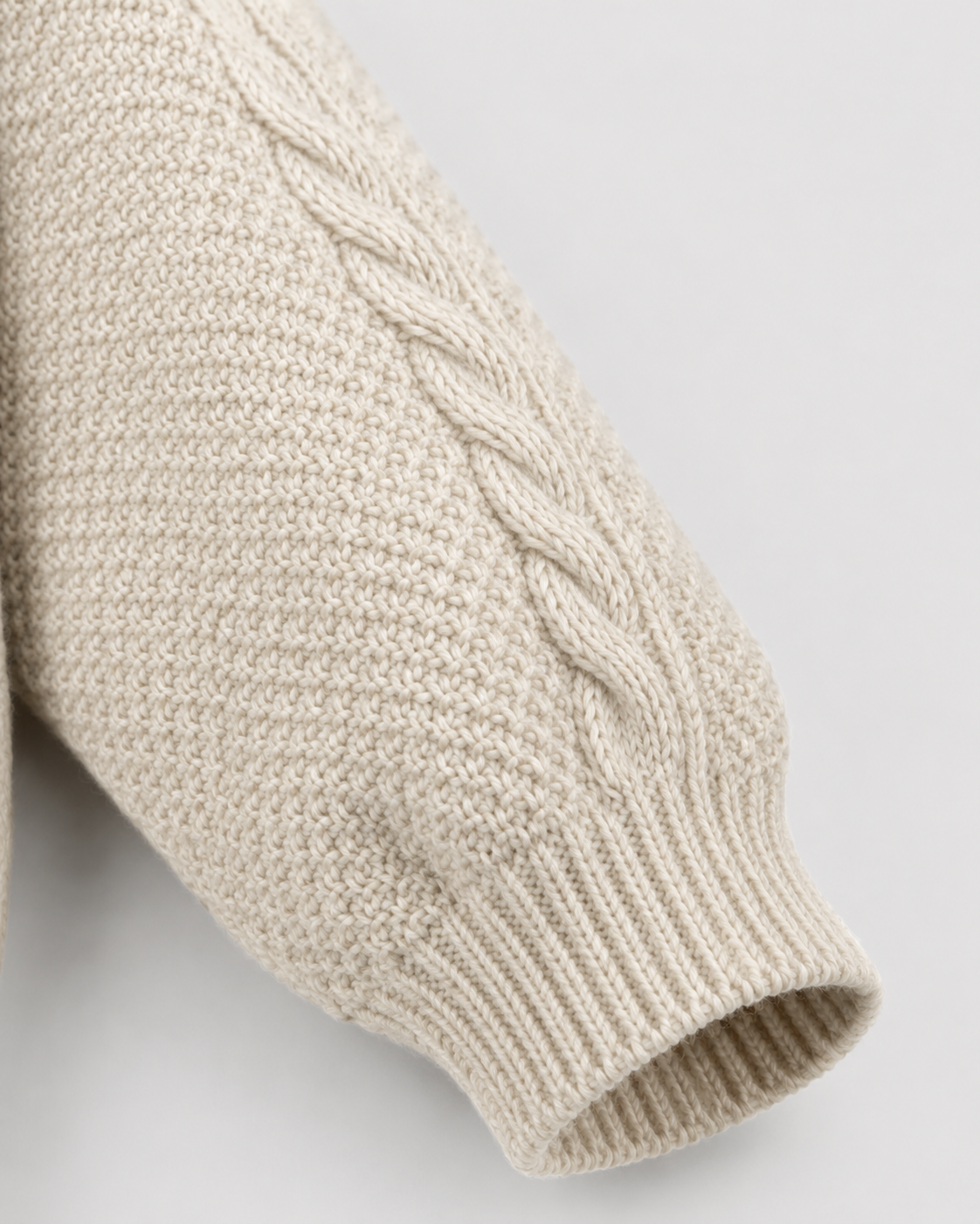 Women’s Cable Knit Cardigan – Button Front Relaxed Fit