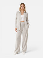 Women's Matching Two Piece Set – Wide Leg Lounge Outfit