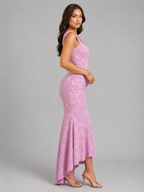 Women’s Floral Corset Maxi Dress – Wedding Guest Dress