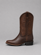 Women’s Leather Embroidered Cowboy Boots