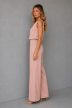 Women's Sleeveless Wide Leg Jumpsuit Casual Fit