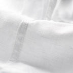 Men's Linen Short Sleeve Shirt Lightweight Breathable Button Up