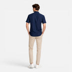 Men's Linen Short Sleeve Shirt Lightweight Breathable Button Up