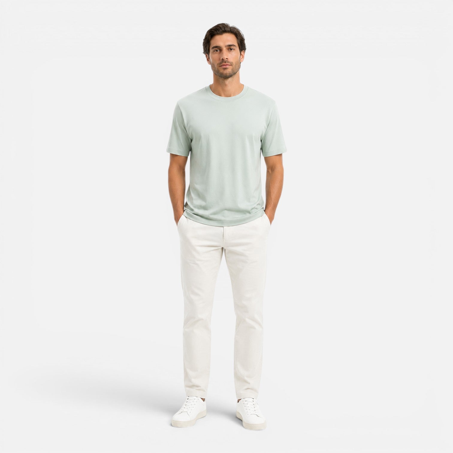 Maison Straver | Men’s Cooling T Shirt Lightweight Breathable Silk Touch