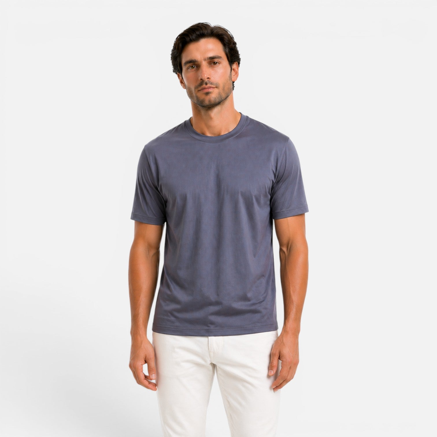 Maison Straver | Men’s Cooling T Shirt Lightweight Breathable Silk Touch