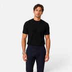 Men's Knit T-Shirt Crew Neck Short Sleeve Slim Fit