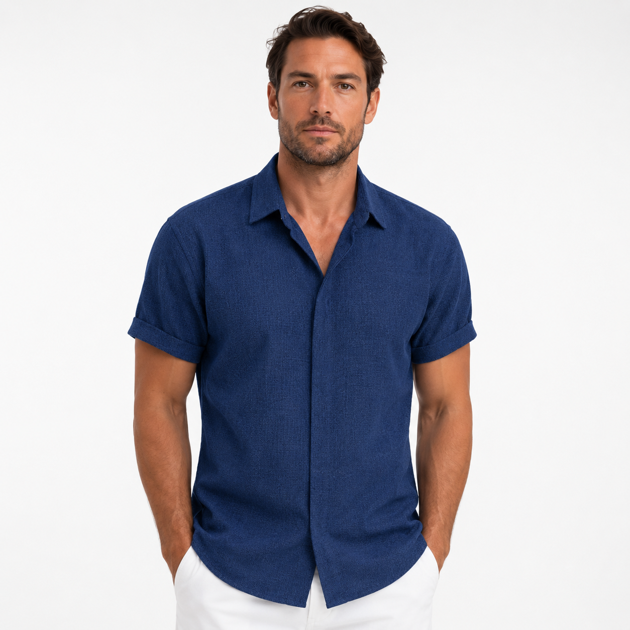Men's Lightweight Summer Shirt Short Sleeve Breathable